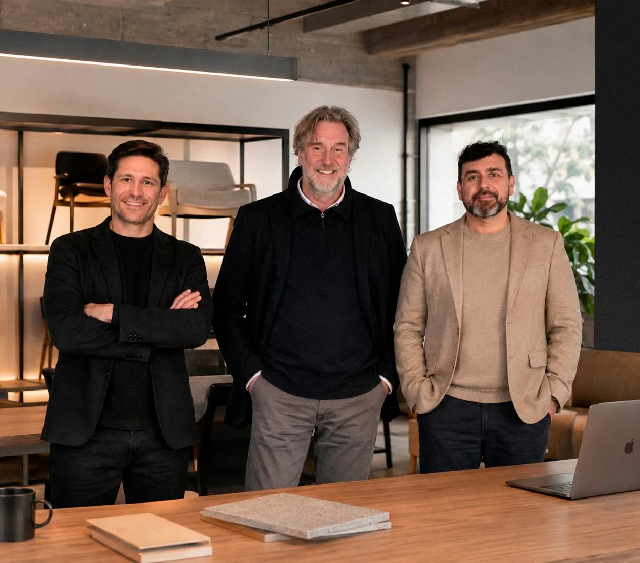 Los tres socios de WEBE